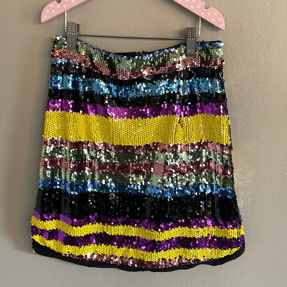 ByEgreis sequin multicolor skirt - Picture 2 of 8